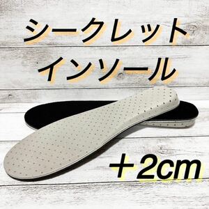 インソール シークレット 2cm 中敷き メンズ レディース 靴
