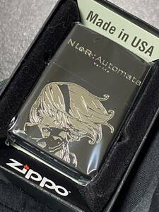 zippo NieR:Automata シルバー刻印 両面加工 希少モデル 2023年製 ニーア オートマタ ケース 保証書付き 