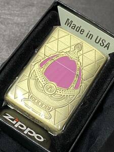 zippo 魔法少女 まどかマギカ 鹿目 まどか まどマギ ゴールド ジェム 希少モデル 2021年製 アニメ 両面デザイン MADOKA ケース 保証書付き 