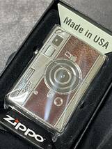 zippo カメラ 両面デザイン 特殊加工 希少モデル 2023年製 ケース 保証書付き _画像1
