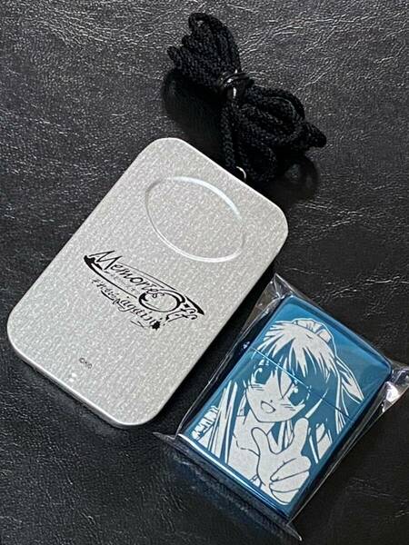 zippo メモリーズオフ それから again 陵いのり 両面デザイン 2005年製 FUNYU シルバーインナー 2005年製 専用缶ケース 保証書付き