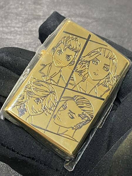 zippo 東京リベンジャーズ 全員集合 ゴールド 両面刻印 希少モデル 2021年製 アニメ GOLD 