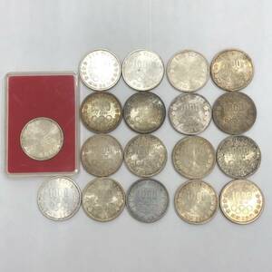 #9561 Tokyo Olympic commemorative coin /1964 year Showa era 39 year / Tokyo . wheel thousand jpy silver coin 18 sheets 