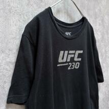 UFC ユーエフシー Mens230 Tシャツ 半袖 メンズ 古着 Lサイズ アメリカ ブラック 黒_画像6