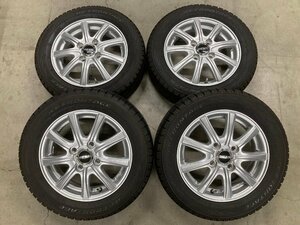 □5960 バリ山 2021年製 スタッドレス 155/65R13 SPORT RUOTA ワゴンR ライフ ムーヴ 等 13インチ 4.00B +43 4穴 100 アルミホイール