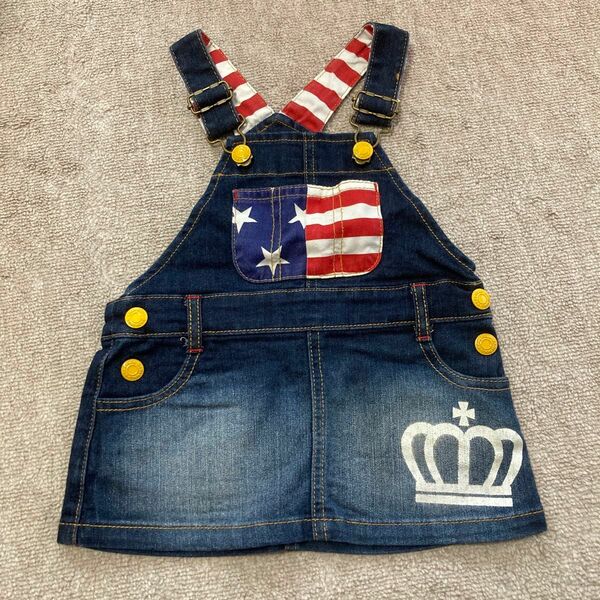 BABYDOLL JEANS ジャンパースカート 90cm