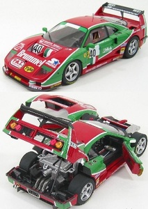 ★ MATTEL HOT WHEELS 1/18 フェラーリ FERRARI F40 LM COMPETIZIONE #40　LE MANS 1995 （ELITE SERIES）