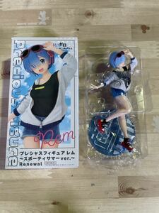 【中古品】フィギュア Re:ゼロから始める異世界生活プレシャスフィギュアレム 〜スポーティサマーver.～Renewalフィギュア　F