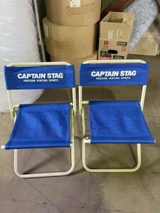 【中古品】CAPTAIN STAG アウトドア チェア 椅子 折りたたみ椅子 キャンプ アウトドアチェア C