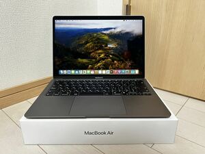 【極美品】Apple MacBook Air M1 チップ RAM8G SSD 256Gスペースグレイ 充放電回数9回 Mac