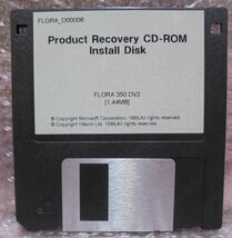 FLORA 350 DV2 Product Recovery CD-ROM Install Disk　フロッピーディスク【FD】ジャンクでお願いします。(4)_画像1