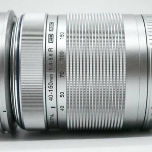 【美品】オリンパス OLYMPUS M.ZUIKO DIGITAL ED 40-150mm F4.0-5.6 R シルバー マイクロフォーサーズ用 望遠ズームレンズの画像7