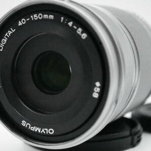 【美品】オリンパス OLYMPUS M.ZUIKO DIGITAL ED 40-150mm F4.0-5.6 R シルバー マイクロフォーサーズ用 望遠ズームレンズの画像2