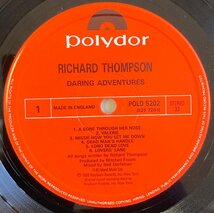 LPA23409 リチャード・トンプソン RICHARD THOMPSON / DARING ADVENTURES 輸入盤LP UK_画像4