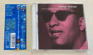 CDB4543 ソニー・ロリンズ SONNY ROLLINS / ヴィレッジ・ヴァンガードの夜 国内盤中古CD 帯付き美品