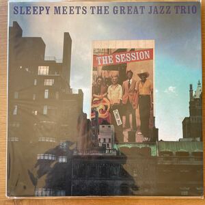 The Session / Sleepy Meets The Great Jazz Trio LP (Hidehiko Matsumoto, Hank Jones, Eddie Gomez, Al Foster)