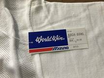 当時物　未使用　デッドストック　Mizuno　ミズノ　WORLD WIN　野球アンダーシャツ　半袖　U首　品番：52CA-3501　サイズ：S　　HF2379_画像6
