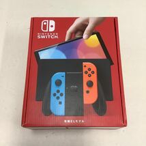 36 【ほぼ美品】Nintendo Switch 有機ELモデル ネオンレッド ネオンブルー （80）_画像1