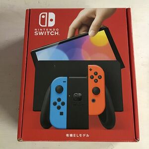 36中古品 Nintendo Switch ニンテンドースイッチ 有機ELモデル ネオンブルー ネオンレッド (80)①