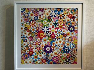 * Murakami .(Takashi Murakami)*[ that . flower field . line digit if,. also thought remainder .. is no ]* genuine work guarantee * present-day fine art house * writing part science large ..* Tokyo . large *