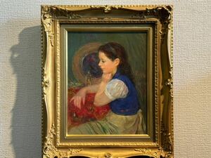 Art hand Auction ☆تاداهيكو ناكاياما☆ فتاة أمام المرآة ☆6 مقاس☆أصلية مضمونة☆نيتن☆هاكوجيتسوكاي☆أكاديمية الفنون اليابانية☆مختارة خصيصًا☆جائزة رئيس الوزراء☆المعلم: كيوناغا إيتو وآخرون☆الواقعية☆الواقعية☆الرسم☆, تلوين, طلاء زيتي, صور