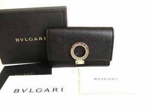 【未使用保管品】 ブルガリ BVLGARI ロゴクリップ グレインレザー 6連 キーケース キーリング メンズ レディース