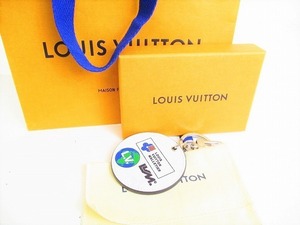 【未使用保管品】 ルイヴィトン LOUIS VUITTON ポルト クレ ラウンド モノグラム ロゴ キーホルダー バッグチャーム メンズ レディース