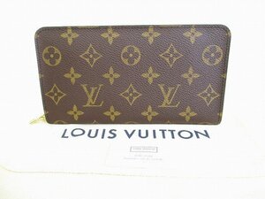 【未使用保管品】 ルイヴィトン LOUIS VUITTON モノグラム ポルトモネ ジップ ラウンドファスナー 長財布 メンズ レディース