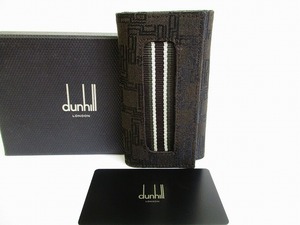 【展示保管品】 ダンヒル DUNHILL ディーエイト キャンバス 6連 キーケース キーリング メンズ