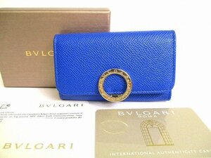 【未使用保管品】 ブルガリ BVLGARI ブルガリブルガリ グレインレザー 6連 キーケース キーリング メンズ レディース