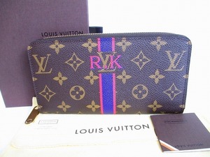 【未使用】 ルイヴィトン LOUIS VUITTON モン モノグラム マイLVヘリテージ ジッピーウォレット 長財布 メンズ レディース