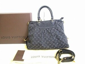 【新品同様】 ルイヴィトン LOUIS VUITTON モノグラム デニム ネオカヴィ GM ハンドバッグ ショルダーバッグ 2Wayバッグ