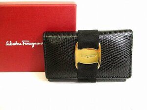 【未使用保管品】 サルバトーレ フェラガモ Salvatore Ferragamo ヴァラ レザー ゴールド金具 6連 キーケース メンズ レディース