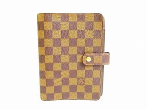 ルイヴィトン LOUIS VUITTON ダミエ アジェンダ MM 手帳カバー システム手帳 メンズ レディース