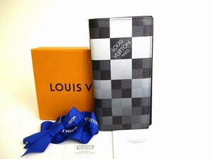 【未使用保管品】 ルイヴィトン LOUIS VUITTON グラフィット ジャイアント ポルトフォイユ ブラザ NM 2つ折り長財布 メンズ