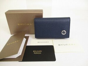 【新古品】 ブルガリ BVLGARI ブルガリブルガリ グレインレザー 6連 キーケース キーリング メンズ レディース