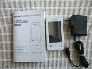 ◆中古　ユピテル　ＡＴＬＡＳ　ＧＯＬＦＮＡＶＩ　ＡＧＮ３５００（Ｗ）ATLAS GOLFNAVI AGN3500(W)