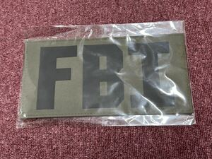 WARRIORS x T.P.LABO　FBI パッチパネル 背中用 ラージサイズ