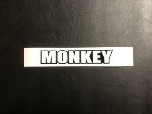  new goods MONKEY Monkey sticker black white 120×25 millimeter free shipping 