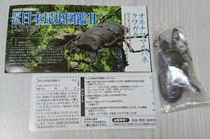 オキナワマルバネクワガタ 原色日本昆虫図鑑 Ⅱ ユージン Yujin 未組立 未開封 解説書付き