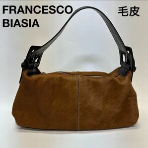 FRANCESCO BIASIA フランチェスコビアジア　毛皮　馬　ハンドバッグ