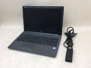 ジャンク品 ノートパソコン HP 250 G7 i3-7020U / メモリ4GB / HDD無し / BIOS確認 / 電源アダプタ【引取可/大阪】0423-0902