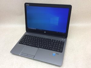 訳あり ノートパソコン HP ProBook 650 G1 i5-4210M / メモリ8GB / HDD500GB / Windows10Pro / 電源アダプタ無【引取可/大阪発】0524-1707