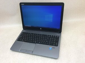 訳あり ノートパソコン HP ProBook 650 G1 i5-4210M / メモリ8GB / HDD320GB / Windows10Pro / 電源アダプタ無【引取可/大阪発】0527-1139