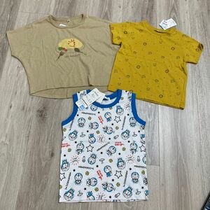 半袖Tシャツ タンクトップ　ドラえもん　綿100% 95 