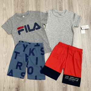 半袖Tシャツ ハーフパンツ　FILA 100