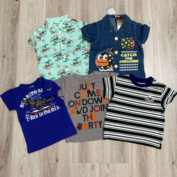 半袖Tシャツ デニムシャツ パーティパーティ ブリーズ 90