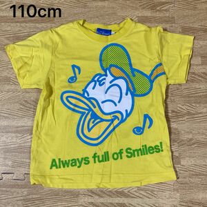 【110cm】Disney ドナルドダック　半袖Tシャツ