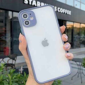 iPhone13 case マットクリア グレー おしゃれ 韓国 可愛い TPU スマホケース 半透明 新品