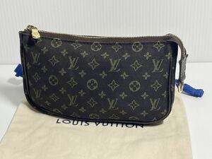 極美品 ■ ルイヴィトン LOUIS VUITTON モノグラム ミニ・ラン ポーチ 保管袋付属